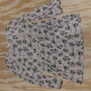 #118. Matilda Jane Like A Lady pink floral tunic M